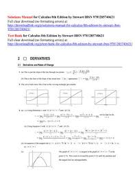 Early transcendentals, eighth edition, stewart conveys not only the utility of calculus to help you develop technical. Solutions Manual For Calculus 8th Edition By Stewart Ibsn 9781285740621 By Edge7355 Issuu
