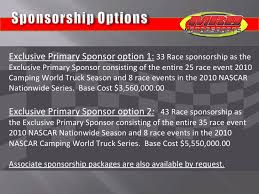 Learn more about the methodology behind nascar numbers. Nascar Team Mrd Motorsports Sponsorship Presentation