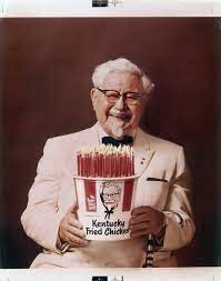 At age 88 colonel sanders, founder of kentucky fried chicken (kfc) empire was a billionaire. beneath the linkedin item is a discolored photo of a smiling colonel sanders holding a bucket of. Colonel Sanders Still Trending At 125 Years Old