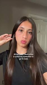 All Because I Liked a Boy: Curling Eyelashes Before Bed