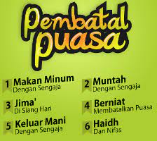Jadi apa kata kita lihat di sini apakah perkara2 yang tidak membatalkan puasa. Perkara Yang Membatalkan Puasa