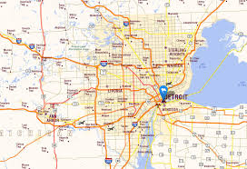 Favorite tourist destination points in detroit include motown, henry ford museum, comerica park, joe lewis arena, fisher mansion, belle. Detroit Michigan Map