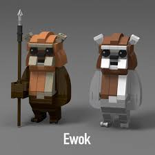 Ewok In 2020 Lego Challenge Lego Activities Cool Lego