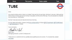 A strike by tube drivers is planned. Tube Strike Tfl Advise Passengers To Complete Their Journey By 6pm Itv News London