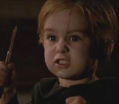 Take that, and that, Daddy, Daddy, I hurt myself! That's it. Let's go.  What's the matter? Did you hurt yourself, kid? I want my Daddy! Cute kid,  ain't he? Daddy! I want