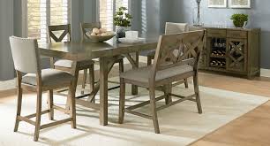 A counter table set or pub table is approximately 36 high table, and is mainly used in kitchens or dining rooms. Omaha Counter Height Dining Set W X Back Bench Grey Standard Furniture Furniture Cart