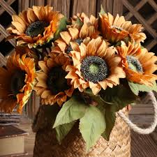 We offer high quality silk cocoon flower sale up to 20 % off selected bouquets at our store. Supply Artificial Sunflower Wholesale Artificial Flower Silk Flower Floor Taiyanghua Bundled Flower Home Decoration 5 Sunflowers