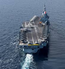 Of course, hms queen elizabeth is larger, it is a newer ship. France Aircraft Carrier Charles De Gaulle