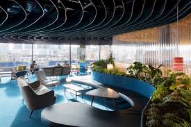 Selgascano Adds Extension With Serpentine Pools To Second Home Offices Best Interior Design Coworking Design Interior Design School
