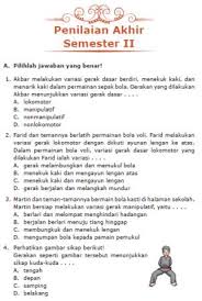 Kunci jawaban penjaskes kelas 7 halaman 105 108 penilaian pelajaran 2 kosingkat Soal Penilaian Akhir Semester 2 Pjok Kelas 4 Sd Dan Kunci Jawaban Pendidikanterkini