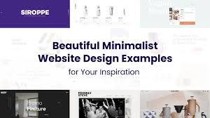 20 Beautiful Minimalist Website Design Examples For Your Inspiration Websites with modern design built with powerful and advance web design features.