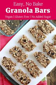 These No Bake Nut And Oat Granola Bars Couldn T Be Easier They Re The Perfect Portable Snack Or B Homemade Granola Bars Easy Granola Bars No Bake Granola Bars