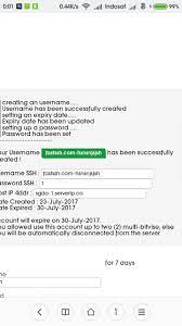 Artikel ini akan membahas tentang 5 situs penyedia akun ssh premium gratis 1 bulan. Update Akun Ssh Premium Server Singapura Exp 30 July 2017 Gratis Kumpulan Remaja