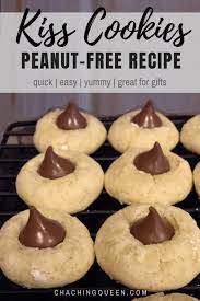 Kiss Cookies Recipe Without Peanut Butter Nut Free Quick Easy Dessert Cha Ching Queen Recipe Nut Free Cookies Nut Free Desserts Kiss Cookie Recipe