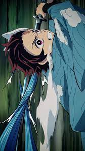 Demon Slayer Anime Demon Blue Anime Anime Background