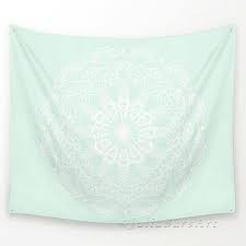 Hang 'em on walls, drape 'em on beds, divide a room, hide your secret stuff. Mint Green Tapestry Mandala Tapestry Mint White Tapestry Tapestry Mandala Tapestry Wall Tapestry