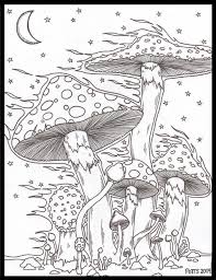 Mushrooms In The Wind By Https Www Deviantart Com Jpotts90 On Deviantart Psychedelic Drawings Mushroom Drawing Colorful Drawings