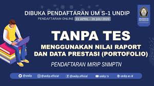 Semua jalur ujian mandiri undip menggunakan portofolio nilai rapor dan ujian online sebagai kriteria penilaian. Cara Dan Syarat Um Undip 2020 Tanpa Tes Pake Nilai Raport Youtube
