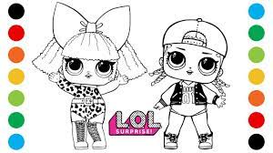 Download and print free lol suprise doll darling diva coloring pages. Lol Surprise Diva M C Swag Coloring Pages For Kids Digital Coloring Youtube