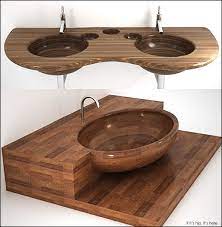 Published on march 11, 2021. Modern Waterproof Wood Sinks And Tubs From Uwd If It S Hip It S Here
