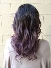 Dark Brown Hair With Purple Peekaboos