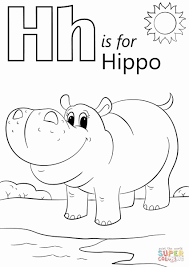 Letter H Coloring Page Luxury Letter H Is For Hippopotamus Coloring Page In 2020 Abc Coloring Pages Alphabet Coloring Pages Letters For Kids