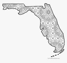All i knew of the holiday before we moved to florida was it had something to do with black friday, and they celebrated it on friends! Map Of Florida Coloring Pages Line Art Hd Png Download Kindpng