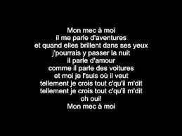 Patricia Kaas Mon Mec A Moi Youtube Paroles De Chansons Patricia Kaas Chanson