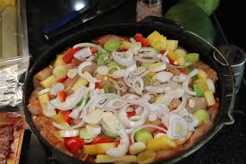 Exotisches Geflugel Schichtfleisch Aus Dem Dutch Oven Grillforum Und Bbq Www Grillsportverein De Schichtfleisch Fleisch Geflugel