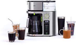 This section of our store is the perfect complement to the guides on coffee machine decalcification, so popular on our website. Amazon Com Braun Multiserve Coffee Machine 7 Programmable Brew Sizes 3 Strengths Iced Coffee Glass Carafe 10 Cup Stainless Steel Kf9070s Kitchen Dining
