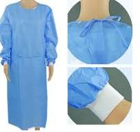 [Hot Item] Bata cirúrgica de plástico impermeável para medicina tecido não  entrançado SMS descartável Isolamento produto de proteção individual para  ...