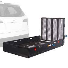 We have a large selection of hitch mount cargo carriers, so you never have to leave anything behind. Elevate Outdoor Steel Utility Cargo Carrier With Ramp Discount Ramps