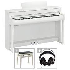Grand tone for smaller spaces. Yamaha Clavinova Clp 745 W Set Digitalpiano