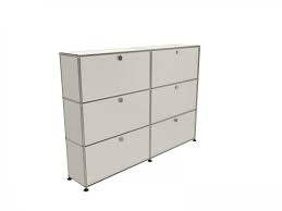 High cabinet with drawer and doors17 3/4x67 3/4 . Usm Haller Sideboard Narrow Pro Office Shop