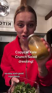 I have been OBSESSED with this salad! Copycat Chickfila Kale Crunch Salad  Dressing!!! You need to try! #recipe #chickfila #copycatrecipe