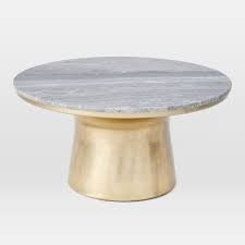 Marble Topped Pedestal Coffee Table Gray Marble Antique Brass Pedestal Coffee Table Coffee Table Grey Coffee Table White
