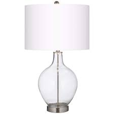 Ovo Clear Glass Fillable Table Lamps Set Of 2 40d04 Lamps Plus Clear Glass Table Lamp Lamp Glass Table Lamp