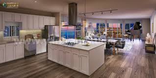 Interiors + ko is a leading interior design and styling studio based in perth. Artstation Kitchen Living 3d Interior Design With Dining Area By Architectural Studio Perth Australia Yantram Architectural Design Studio