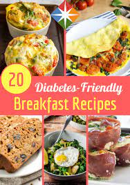 20 Diabetes Friendly Breakfast Recipes Diabetic Diet Recipes Diabetic Diet Food List Diabetic Breakfast Recipes