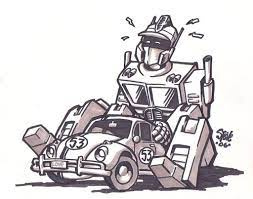 I do hope to own both one day, even if i have to build them from the ground up. Optimus Prime And Herbie The Love Bug In Steve Willhite S February 2009 Characters Who Ve Fallen In Love In Comics Comic Art Gallery Room