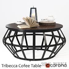 Tribeca coffee table, large, bronze $ 2,495 $ 0: Tribeca Coffee Table With Decors Download 3d Model 3ds Wiki