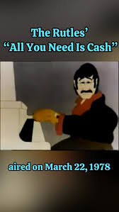 All hail “Cheese and Onions.” All hail the Rutles. All hail Neil Innes.,  “All You Need is Cash” aired on NBC, March 22, 1978. It’s very good. ,  #animation #vintage #beatles #rutles #cheeseandonions