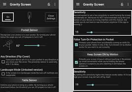 Gravity screen pro it turns automatically the screen off when you put your phone into your pocket or onto a table. Forget Power Button Turn Android On Or Off Using Motion