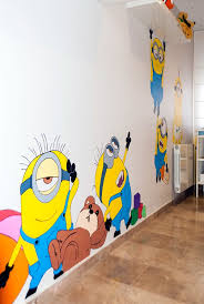 We want to inspire our little art appreciators with fun and unique wall art made just for kids. Mural Minions On Behance Kids Room Murals Kids Room Paint Diy Wall Painting