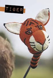 Maybe you would like to learn more about one of these? Knitted Golf Club Covers By Susie Johns With Tiger Pattern Underground Crafter