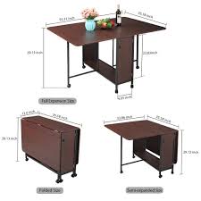 Multi Use Moveable Dining 55 31 Rectangular Folding Table In 2020 Dining Table In Kitchen Folding Table Versatile Table