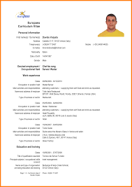 Curriculum vitae will be listed as an admission. Cv Template Europe Cvtemplate Europe Template Curriculum Vitae Resume Skills Resume Format Download