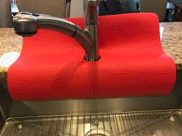 Buy online & pickup today. Christmas Red Kitchen Sink Faucet Splash Guard Protects From Water Damage Chipping And Water Splashes 17 In Width X 23 In Length Tm 4 Copyright 2017 Patent Approved Comfy Kitchen Creations