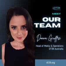 If you're new to DT38, we'd like to introduce you to some of our team. Meet  Head of Media & Operations, DT38 Australia, @donnagiuffre Donna is a  dynamo! A wonderful asset to