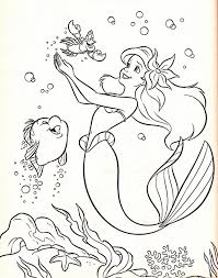 Crab sebastian, yellow fish flounder, king triton. Disney Coloring Pages Google Search Free Disney Coloring Pages Ariel Coloring Pages Disney Princess Coloring Pages